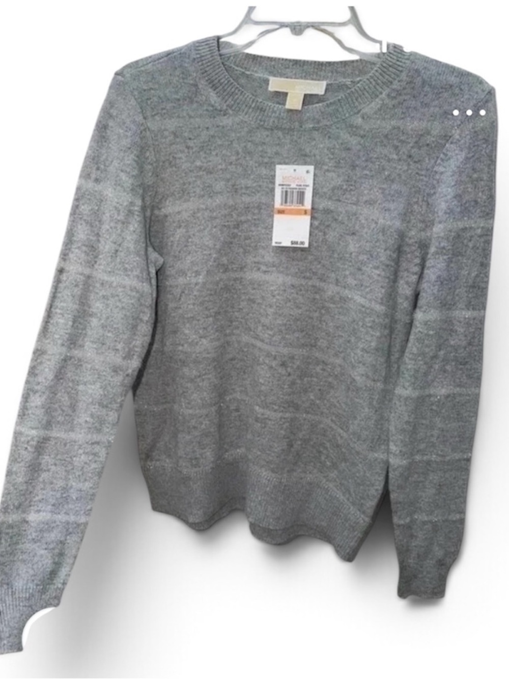 Michael Kors women’s Light Gray Crewneck Sweater size S
